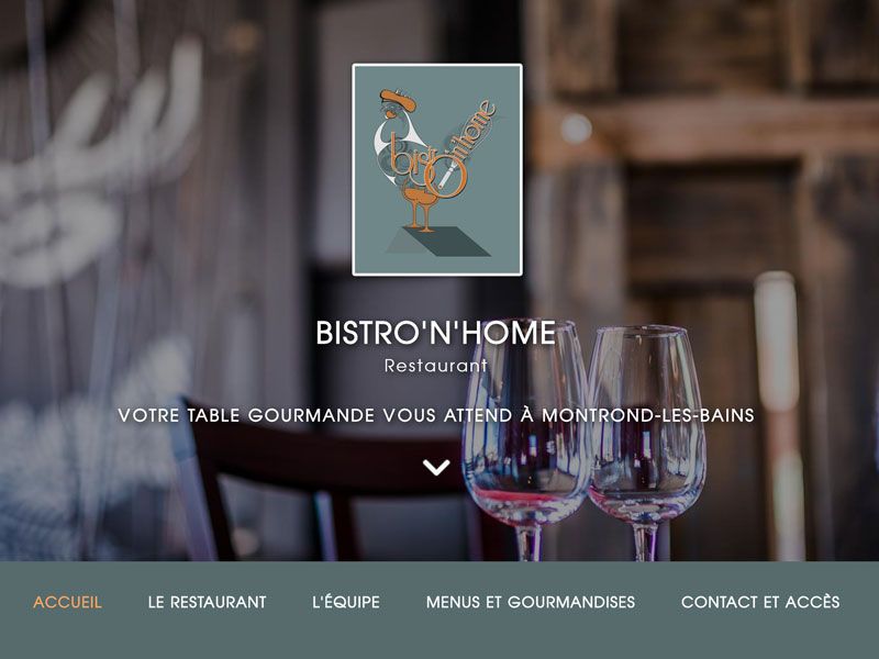 Site internet Bistronhome